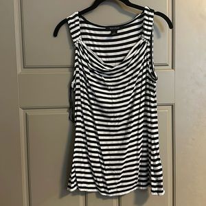 White House Black Market S Striped Top